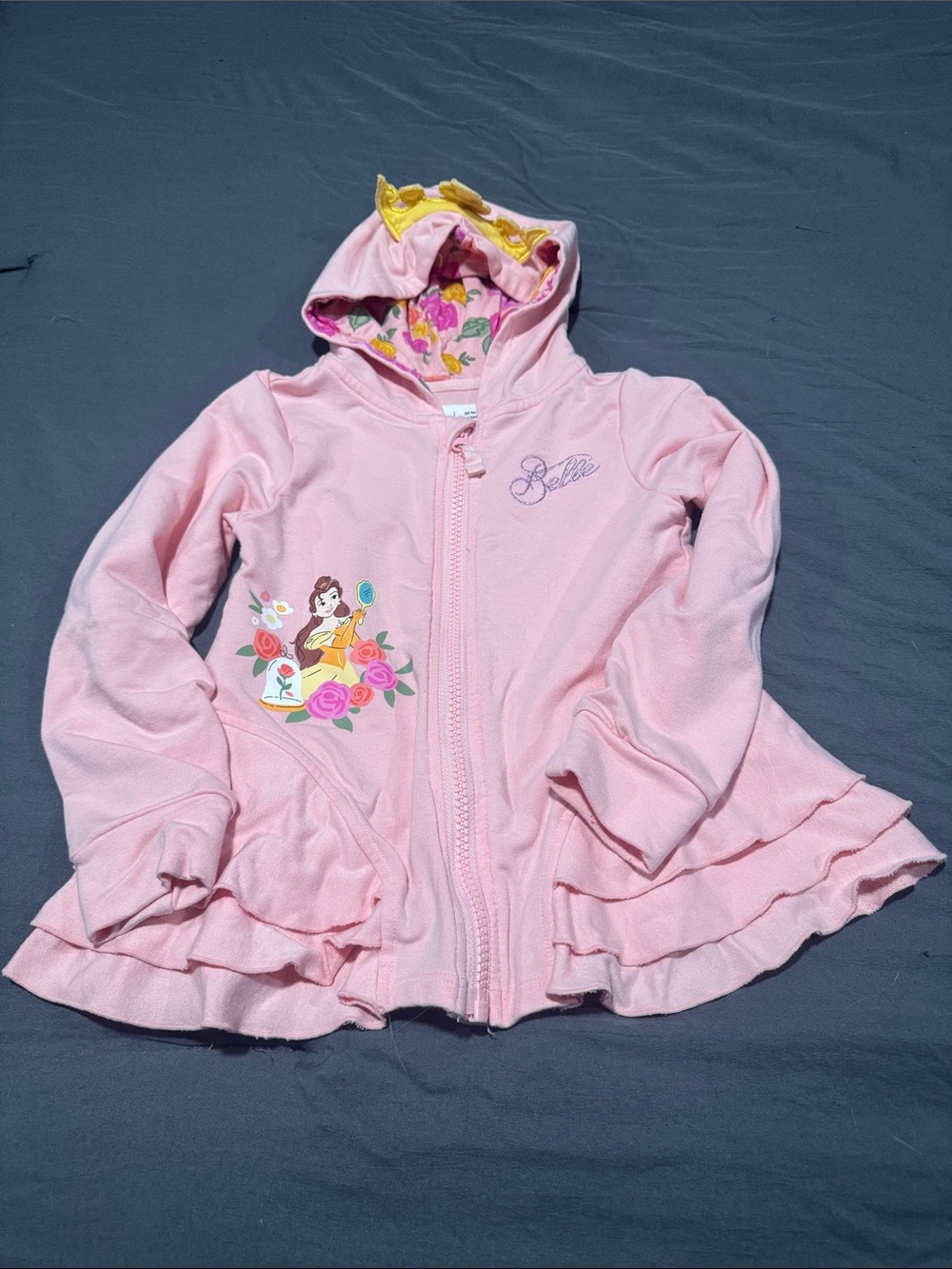 🖤Disney Princess Belle Peplum Zip Hoodie🖤
